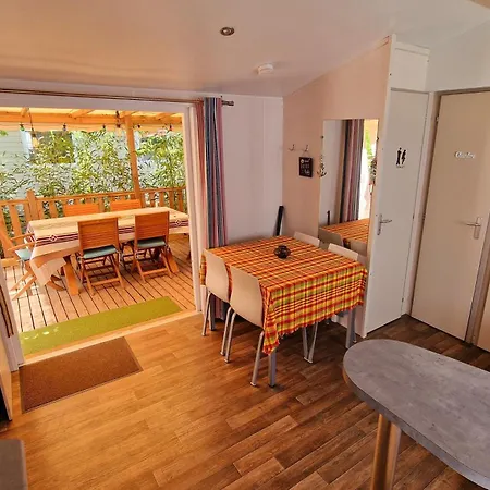 Mobil-home 3 Climatise Sur Le Domaine 4 Etoiles Rivages Des Landes Campsite *