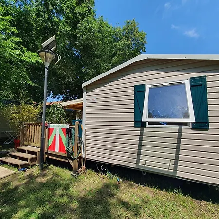 Mobil-home 3 Climatise Sur Le Domaine 4 Etoiles Rivages Des Landes Campsite