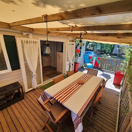 Mobil-home 3 Climatise Sur Le Domaine 4 Etoiles Rivages Des Landes Campsite